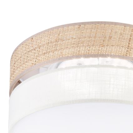 LED стельовий світильник SIRJA BOHO, 20 Вт/230 В, 4000 К, діаметр 35 см, бежевий/кремовий