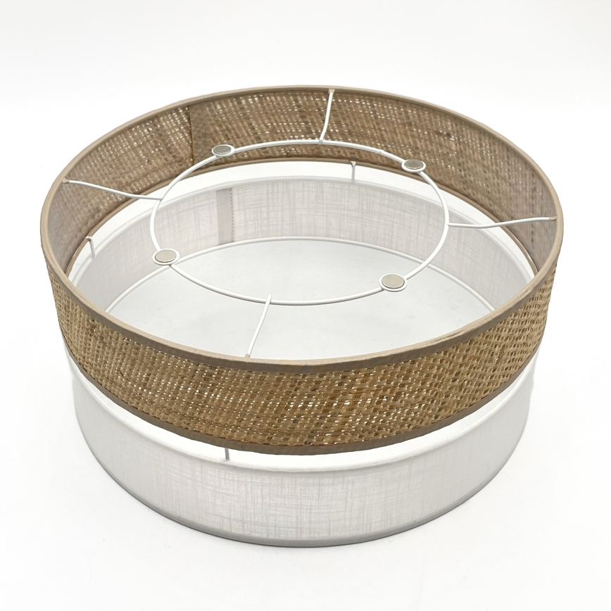 LED стельовий світильник SIRJA BOHO LED/20 Вт/230 В 4000 К Ø 35 см бежевий/білий