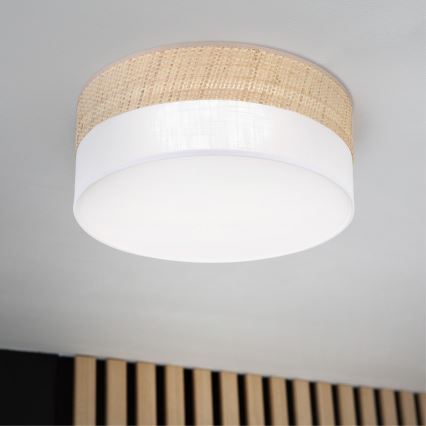 LED стельовий світильник SIRJA BOHO, 20 Вт, 230 В, 4000 К, діаметр 35 см, бежевий/білий