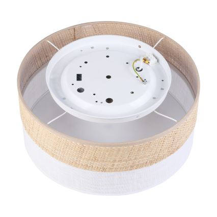 LED стельовий світильник SIRJA BOHO, 20 Вт, 230 В, 4000 К, діаметр 35 см, бежевий/білий