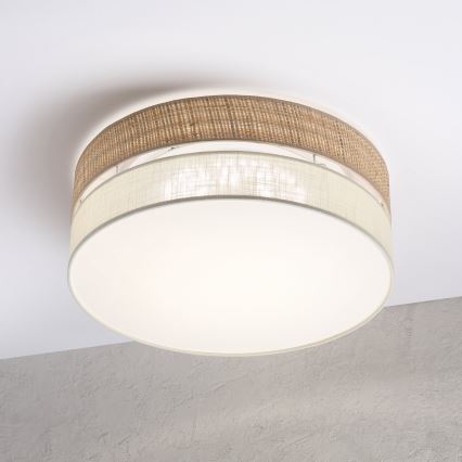 LED стельовий світильник SIRJA BOHO LED/36W/230V 4000K діам. 45 см бежевий/кремовий