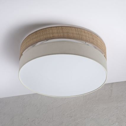 LED стельовий світильник SIRJA BOHO LED/36W/230V 4000K діам. 45 см бежевий/кремовий
