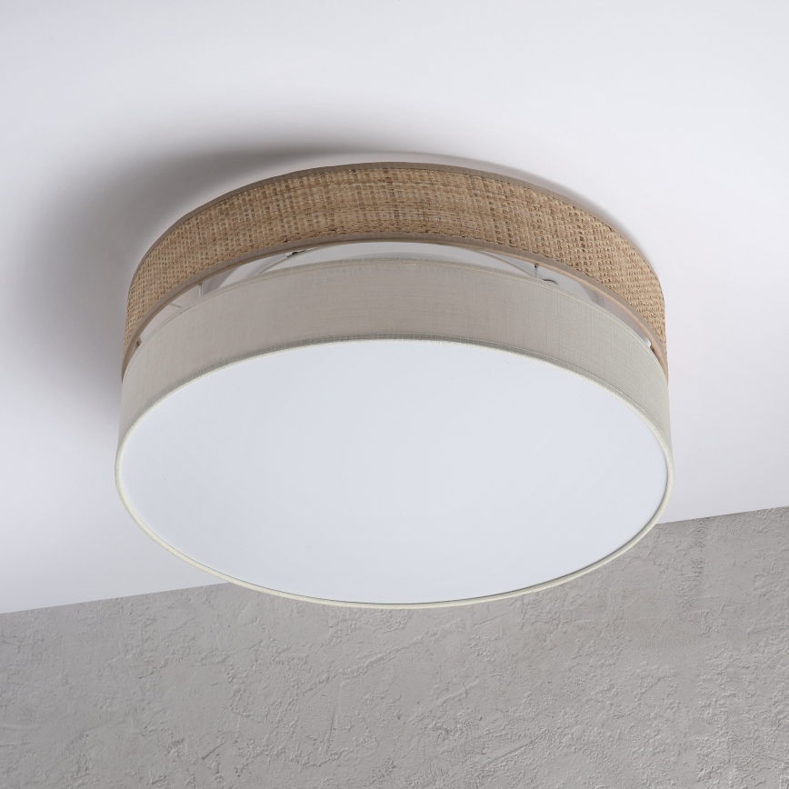 LED стельовий світильник SIRJA BOHO LED/36W/230V 4000K діам. 45 см бежевий/кремовий