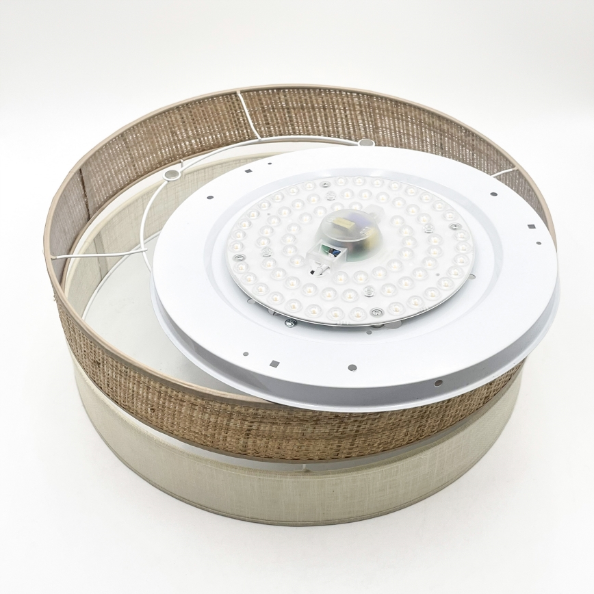 LED стельовий світильник SIRJA BOHO LED/36W/230V 4000K діам. 45 см бежевий/кремовий