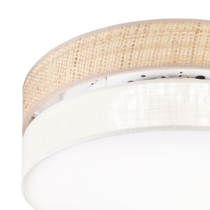LED стельовий світильник SIRJA BOHO LED/36W/230V 4000K діам. 45 см бежевий/кремовий