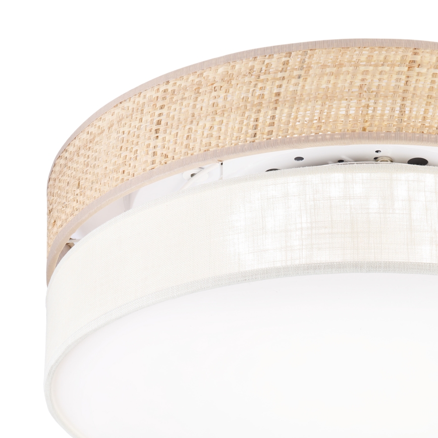 LED стельовий світильник SIRJA BOHO LED/36W/230V 4000K діам. 45 см бежевий/кремовий