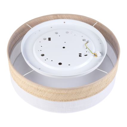 LED стельовий світильник SIRJA BOHO LED/36W/230V 4000K діам. 45 см бежевий/білий