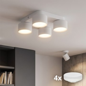 LED стельовий світильник SPACE 4xGX53/15W/230V білий