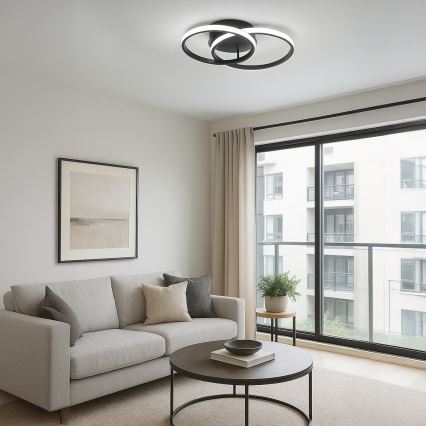 LED-стельовий світильник TITANO LED/12W/230V чорний