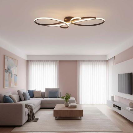 LED стельовий світильник VIOLIN LED/40W/230V чорний