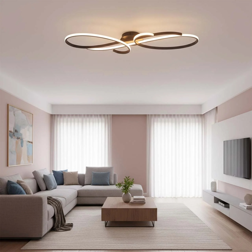 LED стельовий світильник VIOLIN LED/40W/230V чорний