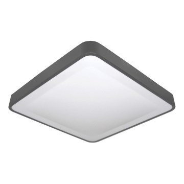 LED стельовий світильник з датчиком руху та датчиком сутінків WILTON LED/24 Вт/230 В 4000 К 33x33 см антрацит