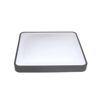 LED стельовий світильник з датчиком руху та датчиком сутінків WILTON LED/24 Вт/230 В 4000 К 33x33 см антрацит