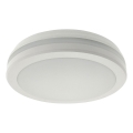 LED-стельовий світильник з датчиком руху LED/20W/230V 3000/4000/6500K діам. 230 cm IP54 сірий