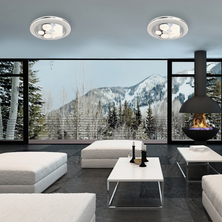 LED Стельовий світильник з регулюванням яскравості BUBBLES LED/48W/230V + дистанційне керування