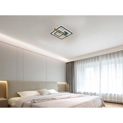 LED стельовий світильник з регулюванням яскравості LED/140W/230V 3000-6500K + пульт дистанційного керування