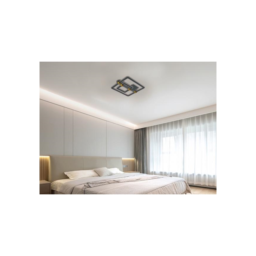LED стельовий світильник з регулюванням яскравості LED/140W/230V 3000-6500K + пульт дистанційного керування