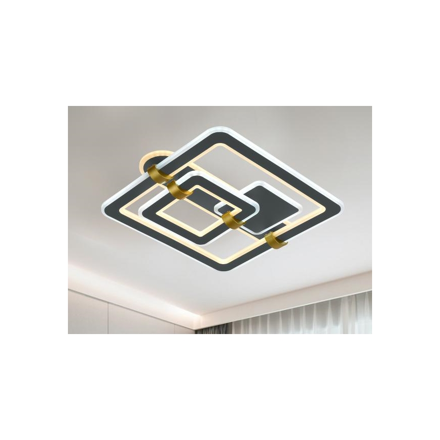 LED стельовий світильник з регулюванням яскравості LED/140W/230V 3000-6500K + пульт дистанційного керування