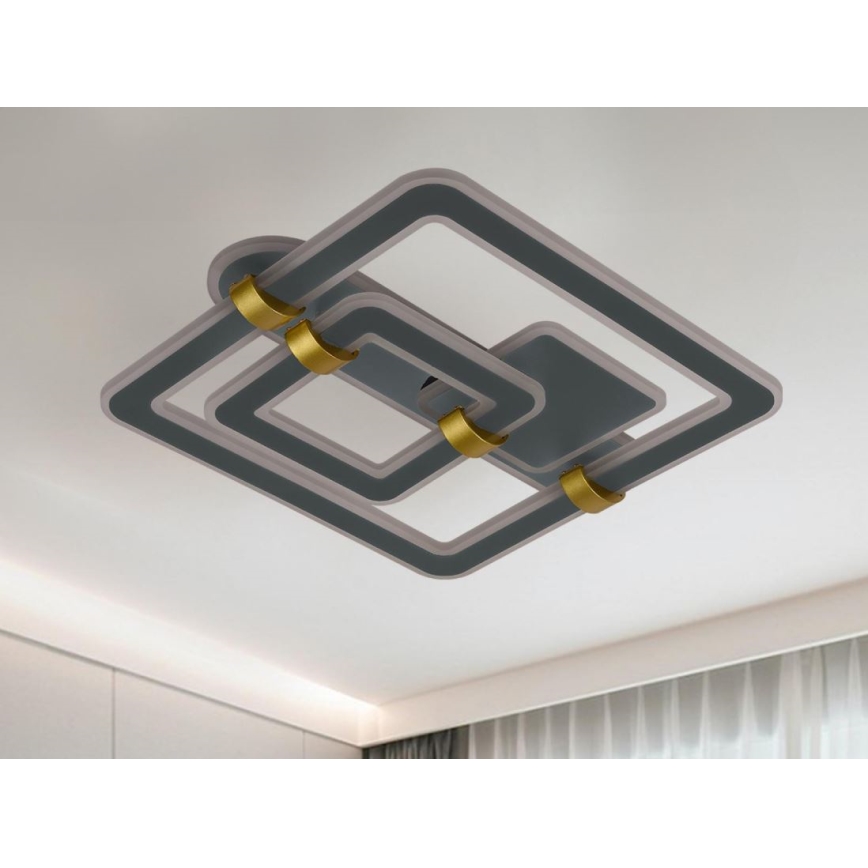 LED стельовий світильник з регулюванням яскравості LED/140W/230V 3000-6500K + пульт дистанційного керування