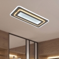 LED стельовий світильник з регулюванням яскравості LED/85W/230V 3000-6500K сірий + пульт дистанційного керування