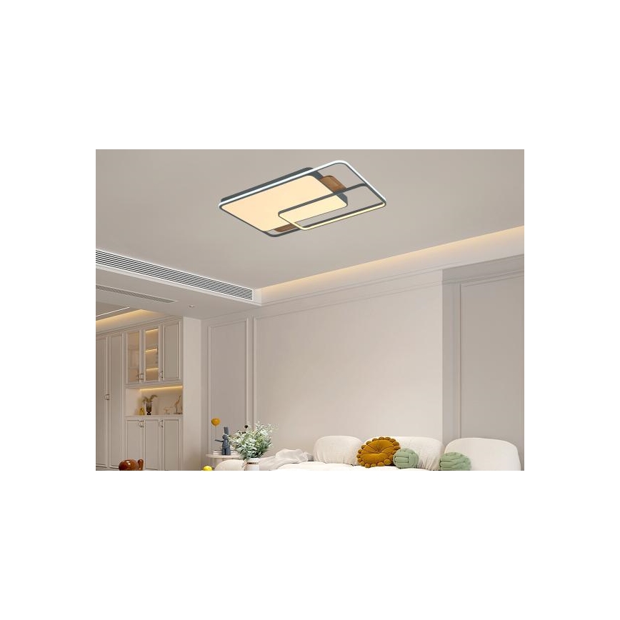 LED стельовий світильник з регульованою яскравістю LED/280W/230V 3000-6500K + пульт дистанційного керування