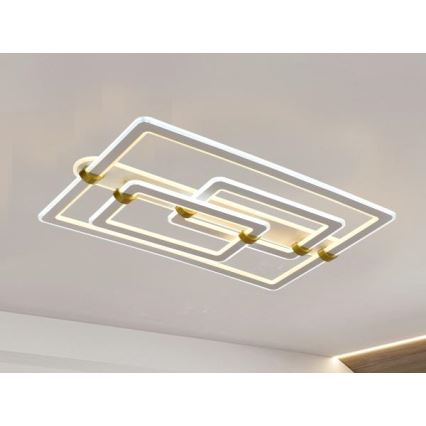 LED стельовий світильник з регульованою яскравістю LED/280W/230V 3000-6500K + пульт дистанційного керування