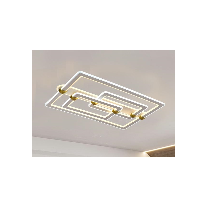 LED стельовий світильник з регульованою яскравістю LED/280W/230V 3000-6500K + пульт дистанційного керування