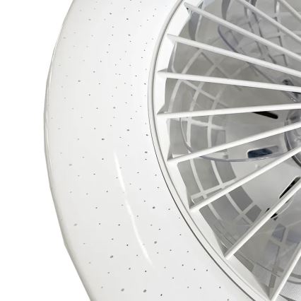 LED Стельовий світильник з вентилятором та регулюванням яскравості STAR LED/48W/230V 3000-6500K + пульт дистанційного керування