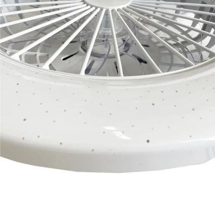 LED Стельовий світильник з вентилятором та регулюванням яскравості STAR LED/48W/230V 3000-6500K + пульт дистанційного керування