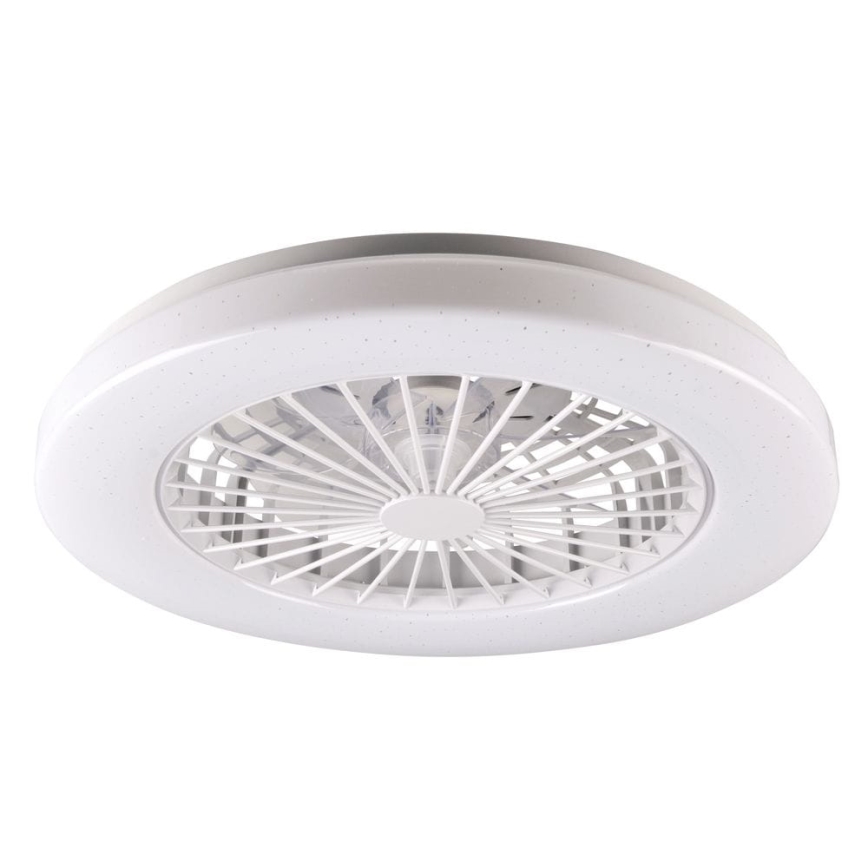 LED Стельовий світильник з вентилятором та регулюванням яскравості LIBYA LED/48W/230V 3000-6500K білий + пульт дистанційного керування