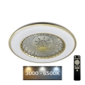 LED Стельовий світильник з вентилятором та регулюванням яскравості OPAL LED/48W/230V 3000-6500K + пульт дистанційного керування