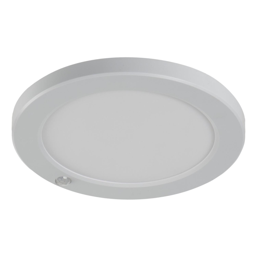 LED Стельовий/вбудований світильник з датчиком руху 2в1 ERGA LED/17W/230V 3000/4000/6500K білий