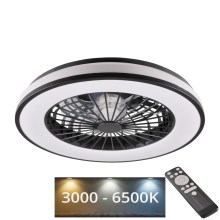 LED Стельовий світильник з вентилятором та регулюванням яскравості LED/48W/230V 3000-6500K + пульт дистанційного керування
