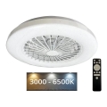 LED Стельовий світильник з вентилятором та регулюванням яскравості STAR LED/48W/230V 3000-6500K + пульт дистанційного керування