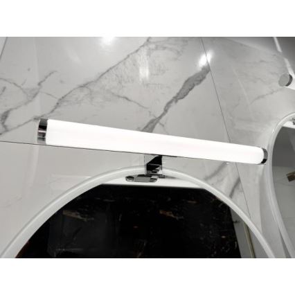 LED-светильник для зеркала в ванной, 10 Вт, 230 В, 45 см, IP44, полированный хром