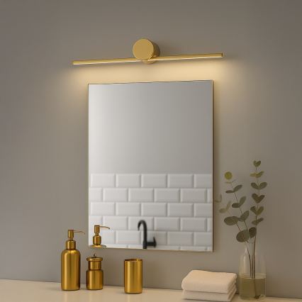 LED-светильник для зеркала в ванную ARTIST, 6 Вт, 230 В, 40 см, IP44, золотой