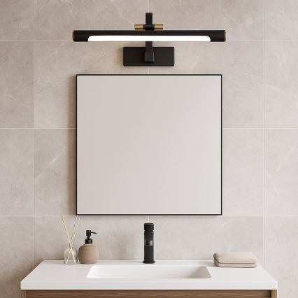 LED-светильник для зеркала VINCI, 12 Вт/230 В, 40 см, IP44, черный