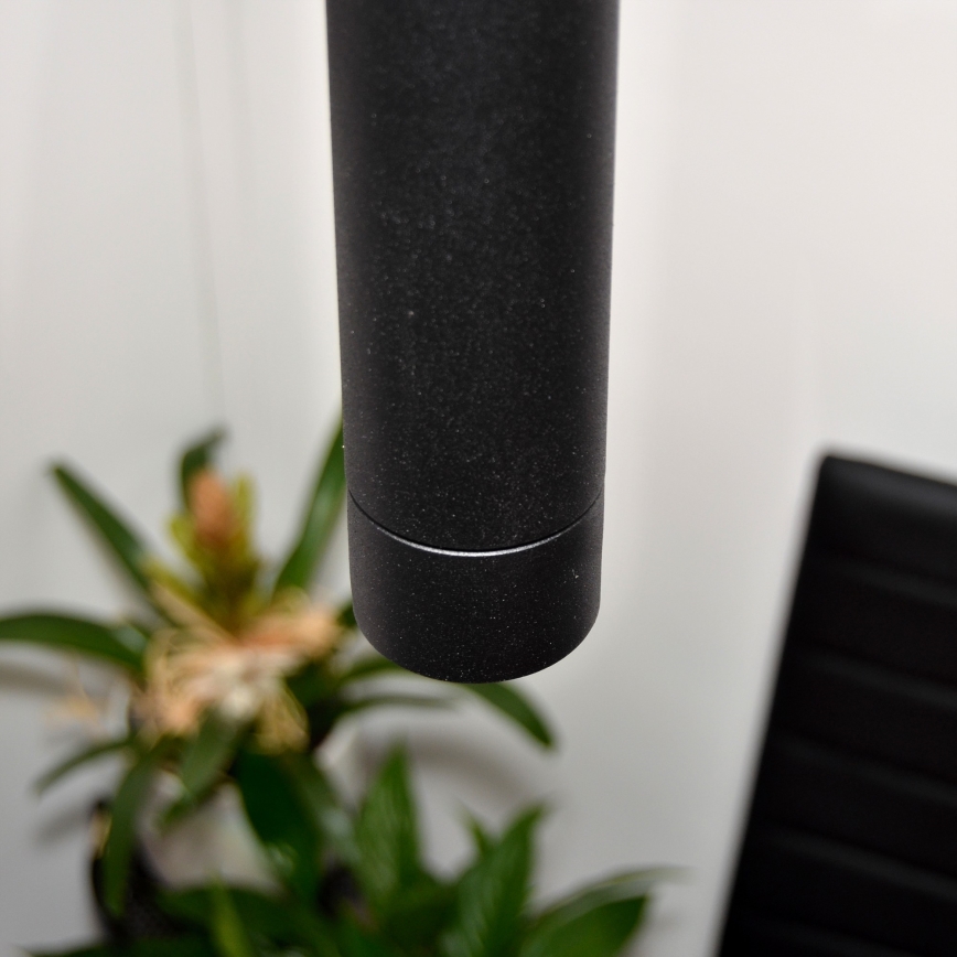 LED Светодиодная люстра на тросе TUBA 3xGU10/4,8W/230V черная