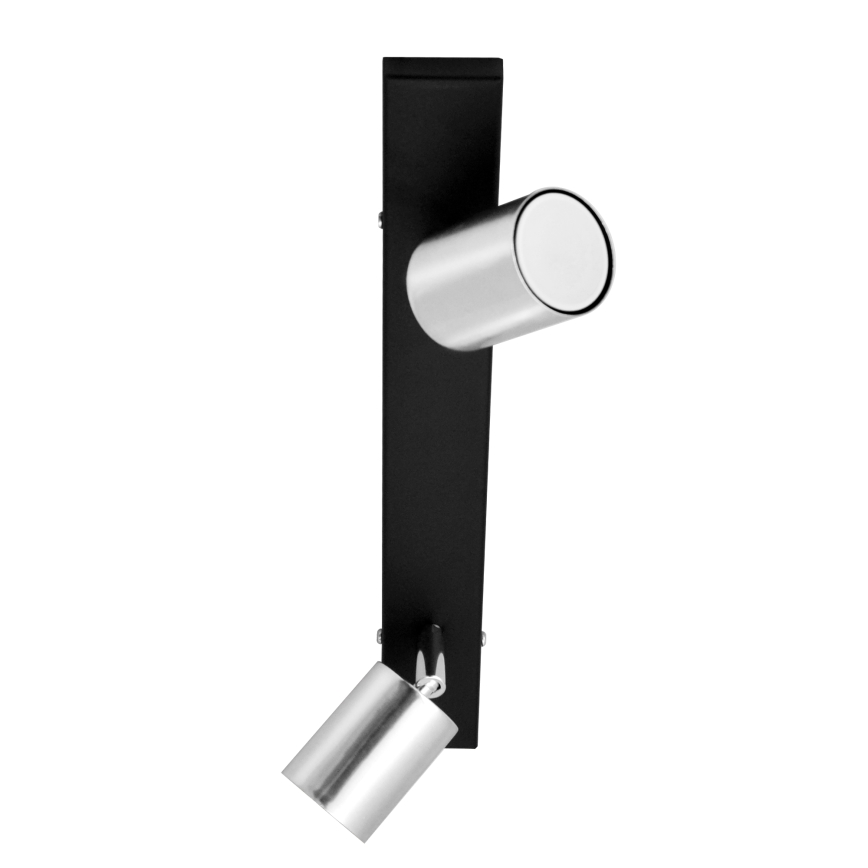 LED Светодиодный настенный светильник TUNE 2xGU10/4,8W/230V матовый хром/черный