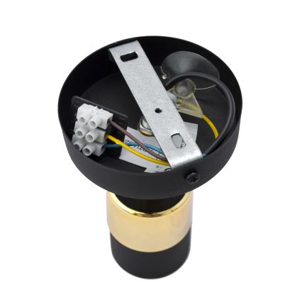 LED Светодиодный настенный точечный светильник TUBSSON 1xGU10/4,8W/230V черный/золотистый