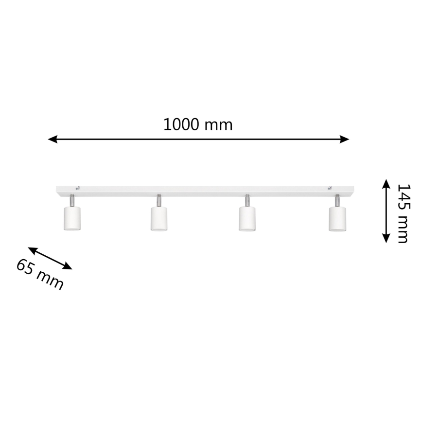 LED Светодиодный точечный светильник TUNE 4xGU10/4,8W/230V белый
