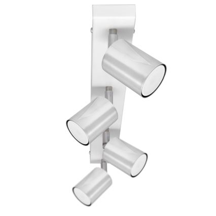LED Светодиодный точечный светильник TUNE 4xGU10/4,8W/230V матовый хром/белый