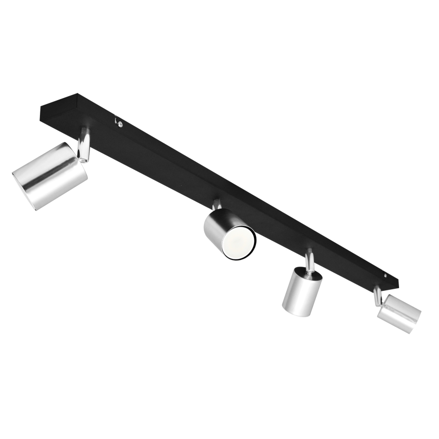 LED Светодиодный точечный светильник TUNE 4xGU10/4,8W/230V матовый хром/черный