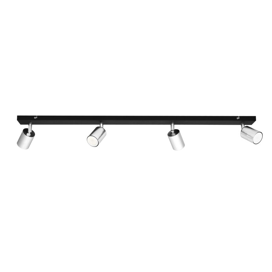LED Светодиодный точечный светильник TUNE 4xGU10/4,8W/230V матовый хром/черный