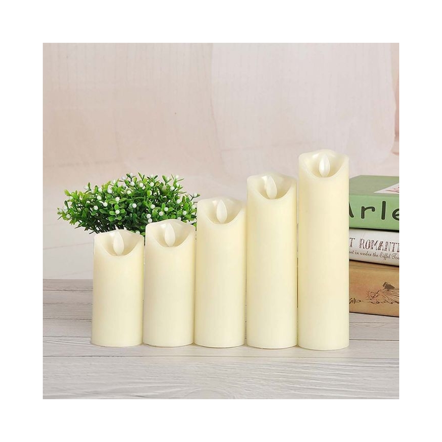 LED Свічка LED/2xAA теплий білий 17,5 см