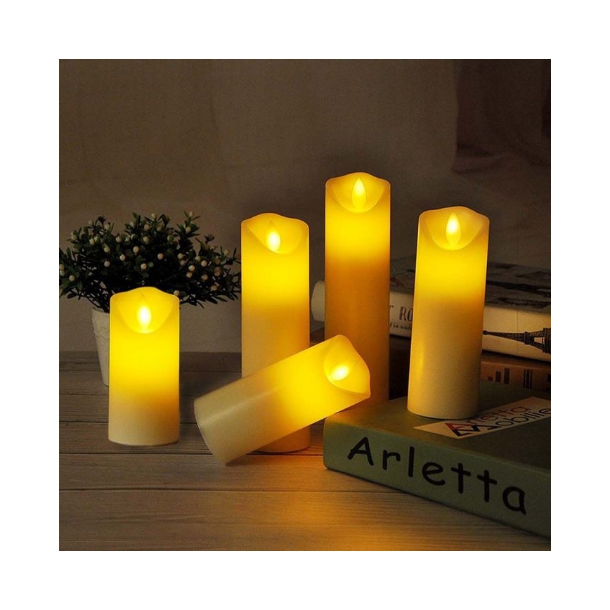 LED Свічка LED/2xAA теплий білий 12,5 см