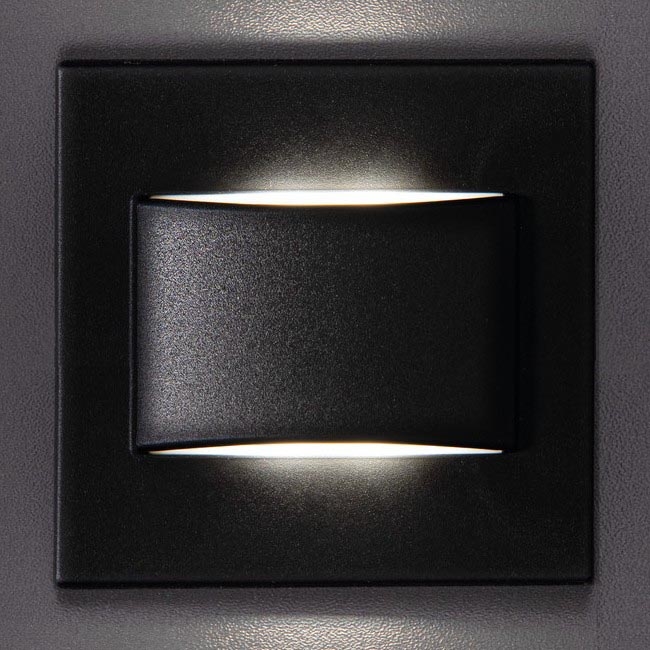 LED Світильник для підсвітки сходів ERINUS LED/1,5W/12V 4000K чорний