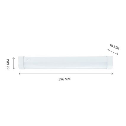 LED Світильник для підсвітки стільниці AQUATICA LED/15W/230V 3000K IP44