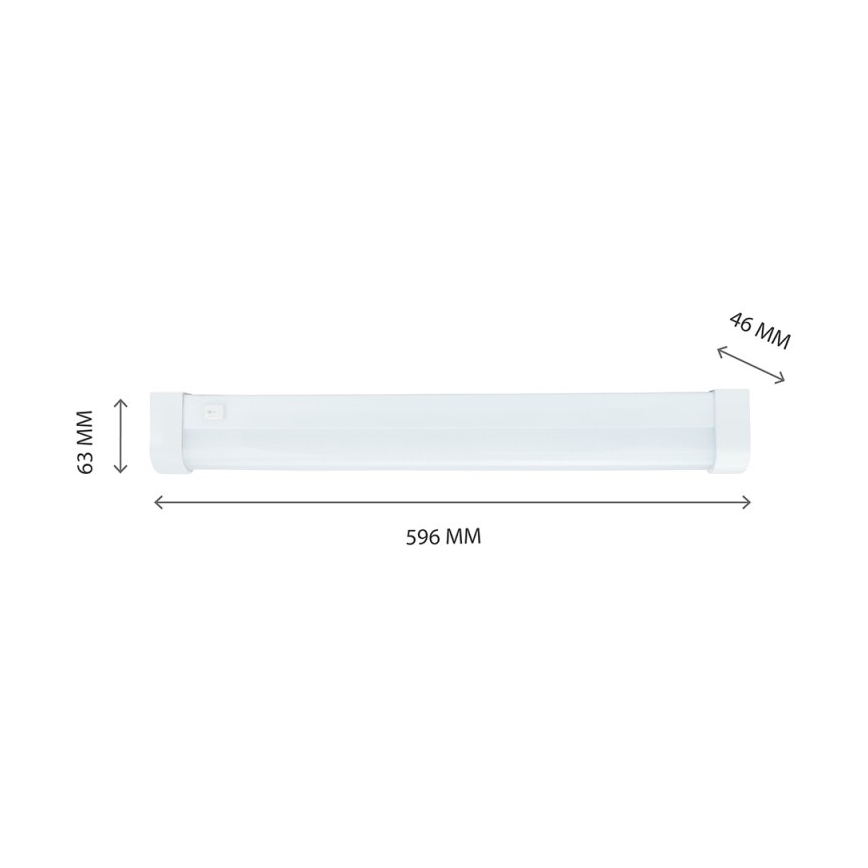 LED Світильник для підсвітки стільниці AQUATICA LED/15W/230V 3000K IP44