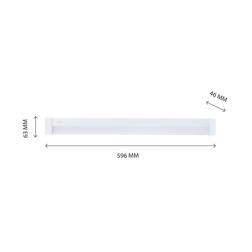 LED Світильник для підсвітки стільниці AQUATICA LED/15W/230V 6000K IP44